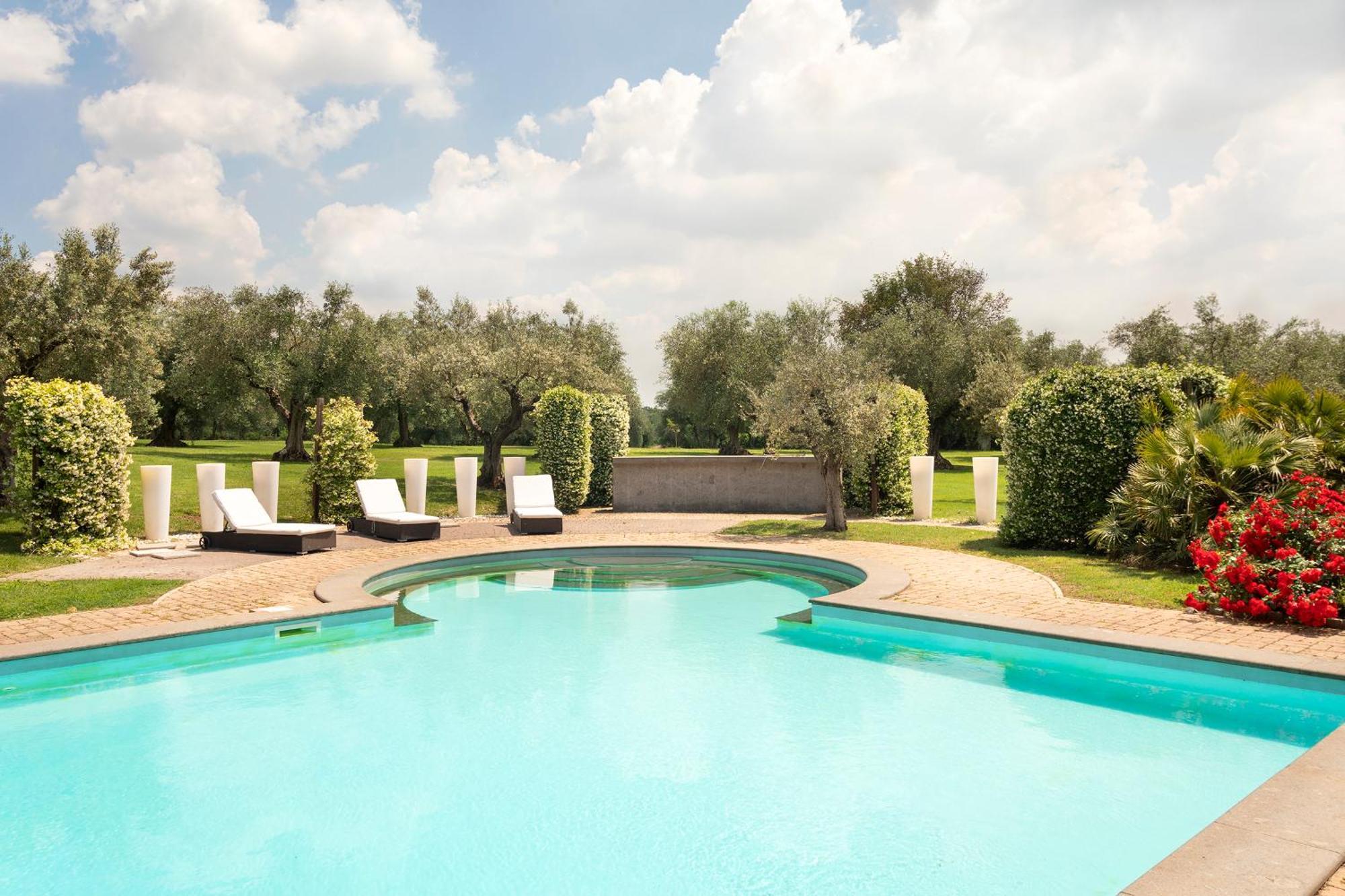 Villa In Via Della Marcigliana Casale Torre San Giovanni エクステリア 写真